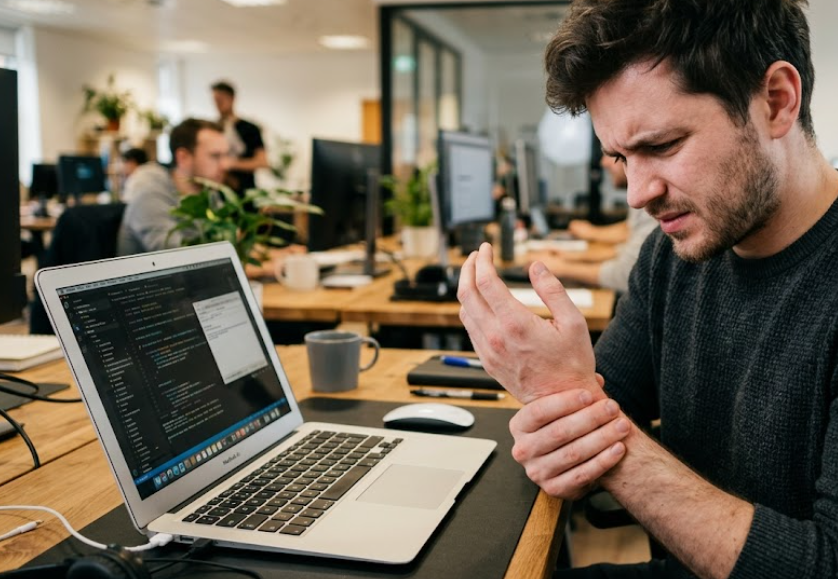 Factori de risc pentru sănătatea articulațiilor — ilustrație medicală